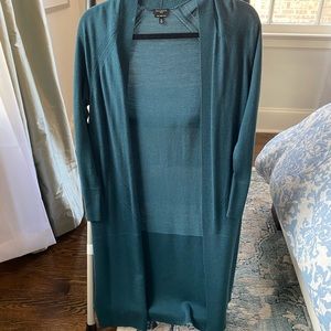 Talbots Merino Wool Duster Cardigan Sweater